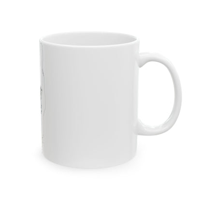 Flag-map of Corsica (France) White Coffee Mug-Go Mug Yourself