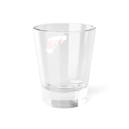 Flag-Map Of Costa Rica (Costa Rica) Shot Glass 1.5oz - Go Mug Yourself