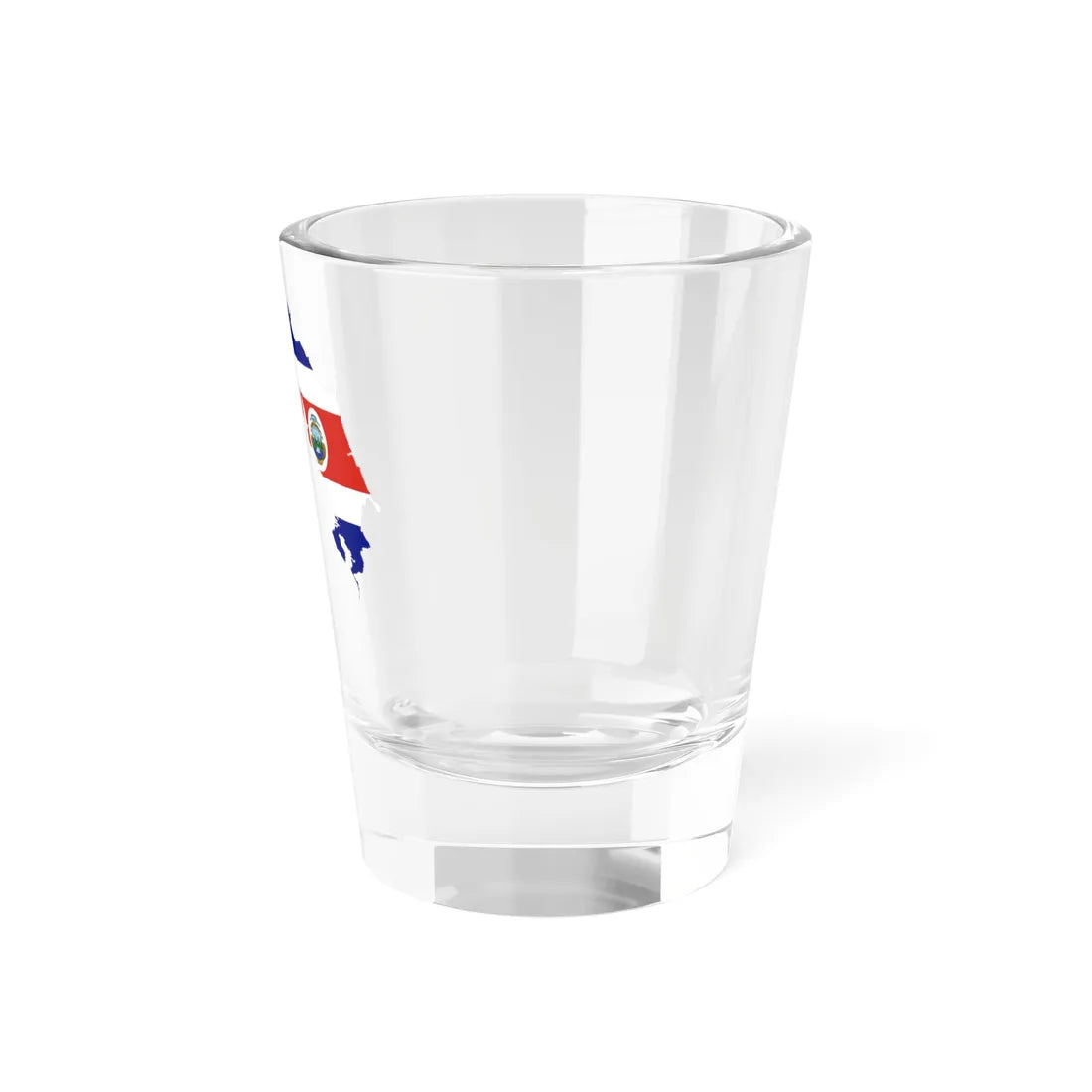 Flag-Map Of Costa Rica (Costa Rica) Shot Glass 1.5oz - Go Mug Yourself