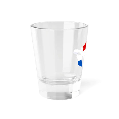 Flag-map of Croatia-Slavonia (Croatia) Shot Glass 1.5oz - Go Mug Yourself