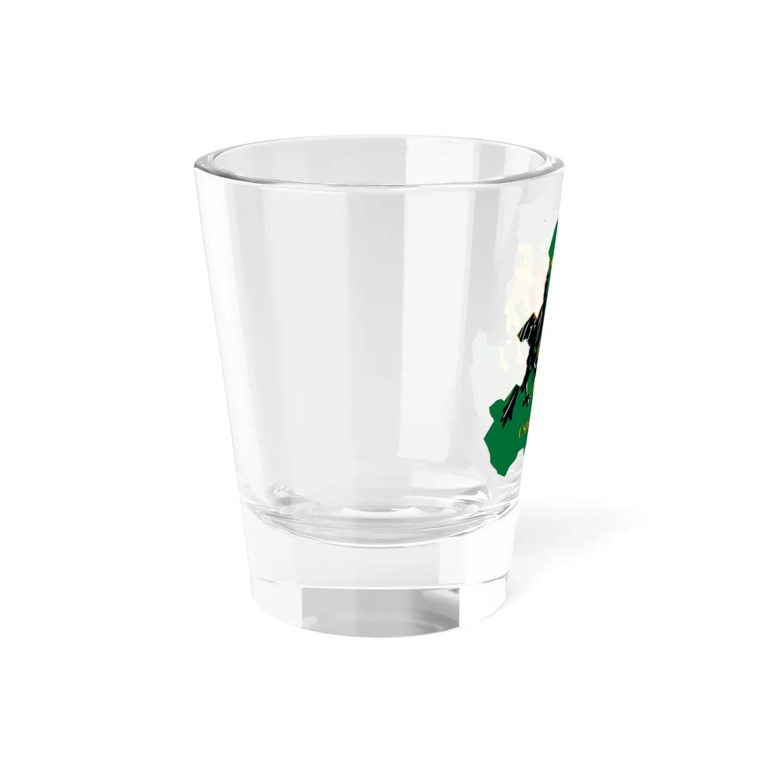 Flag-map of Csongrad County (Hungary) Shot Glass 1.5oz - Go Mug Yourself