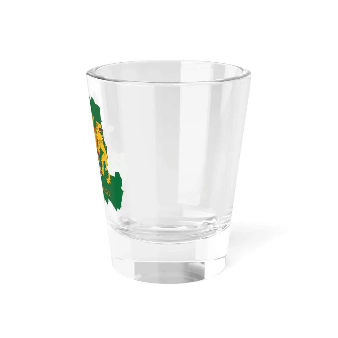 Flag-map of Csongrad County (Hungary) Shot Glass 1.5oz - Go Mug Yourself