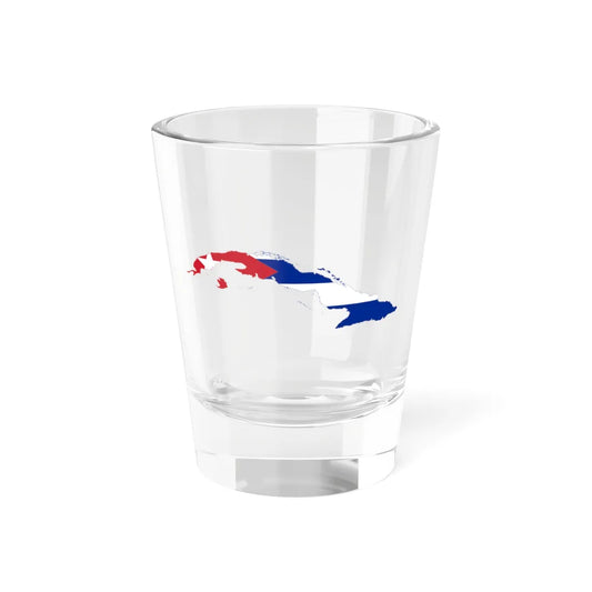 Flag-map of Cuba (Cuba) Shot Glass 1.5oz 1.5oz - Go Mug Yourself