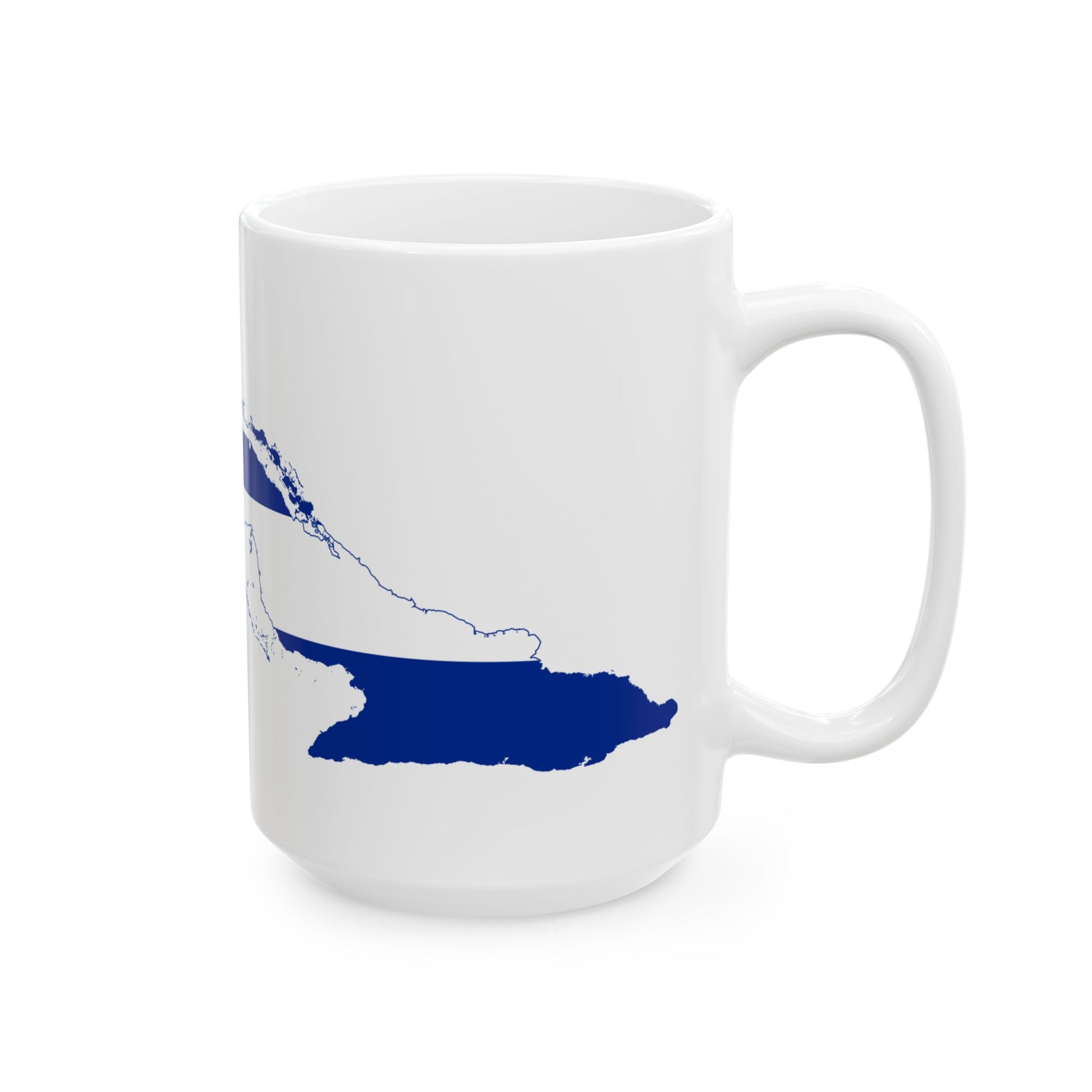 Flag-map of Cuba (Cuba) White Coffee Mug-Go Mug Yourself