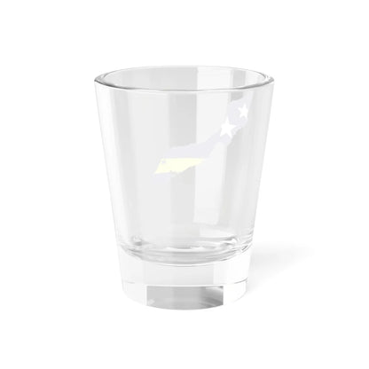 Flag-map of Curaçao (Netherlands) Shot Glass 1.5oz - Go Mug Yourself