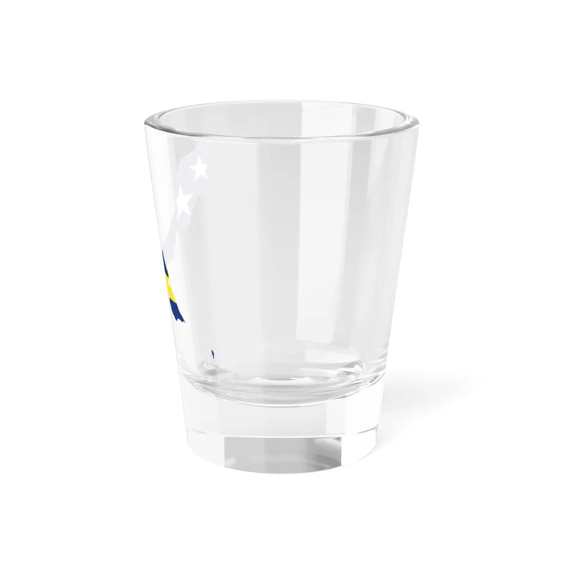 Flag-map of Curaçao (Netherlands) Shot Glass 1.5oz - Go Mug Yourself