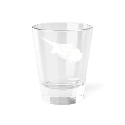Flag-map of Cyprus 1960 (Cyprus) Shot Glass 1.5oz - Go Mug Yourself