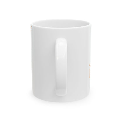 Flag-map of Cyprus 1960 (Cyprus) White Coffee Mug-Go Mug Yourself