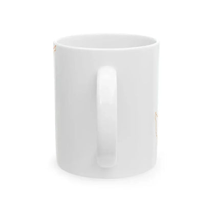 Flag-map of Cyprus 1960 (Cyprus) White Coffee Mug - Go Mug Yourself