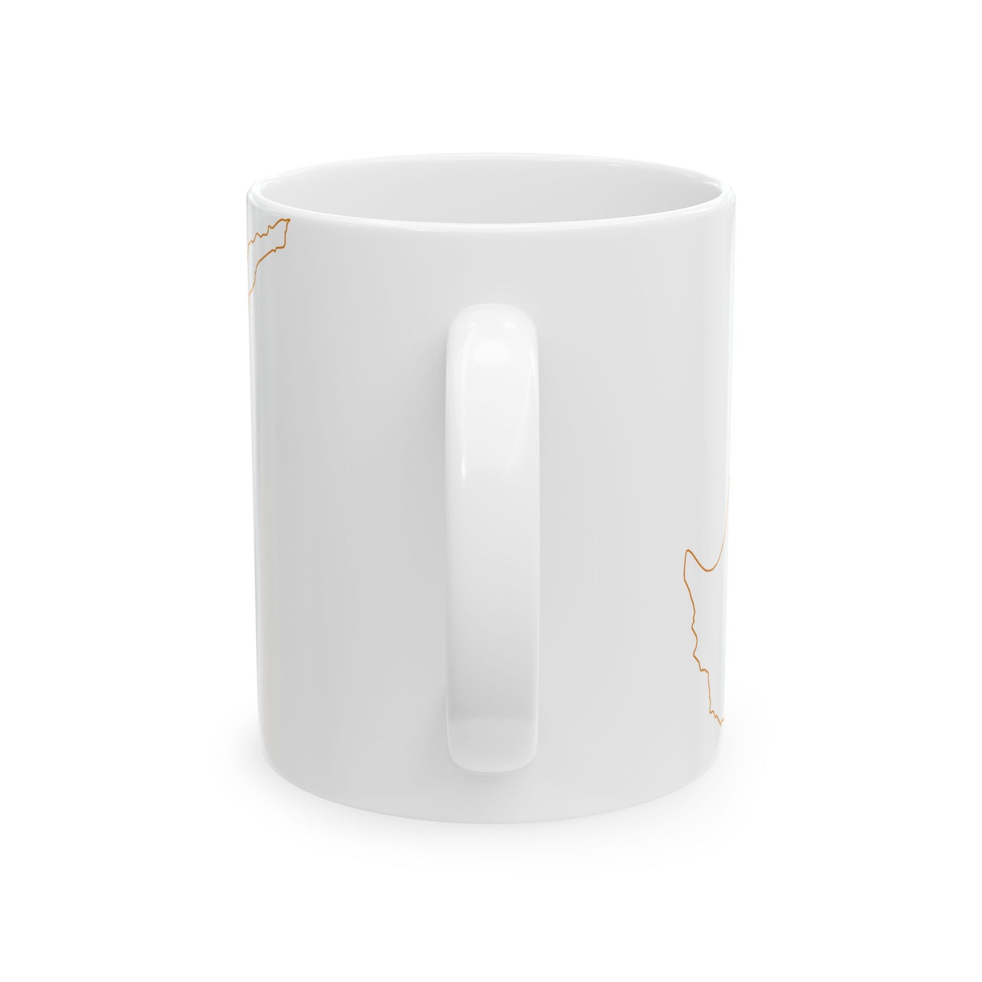 Flag-map of Cyprus (Cyprus) White Coffee Mug-Go Mug Yourself