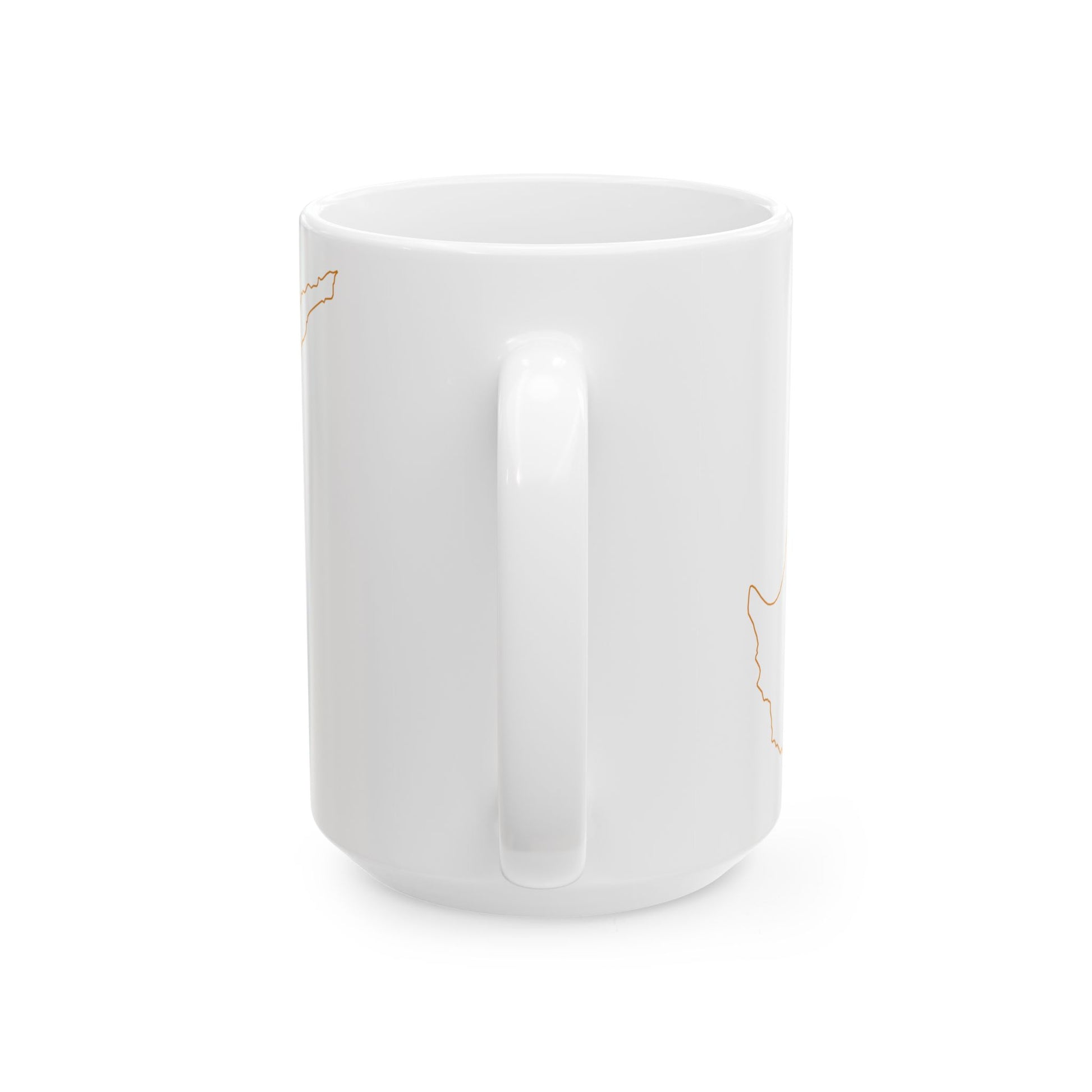 Flag-map of Cyprus (Cyprus) White Coffee Mug-Go Mug Yourself