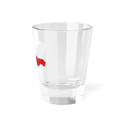 Flag-map of Czechoslovakia (Czech Republic) Shot Glass 1.5oz - Go Mug Yourself