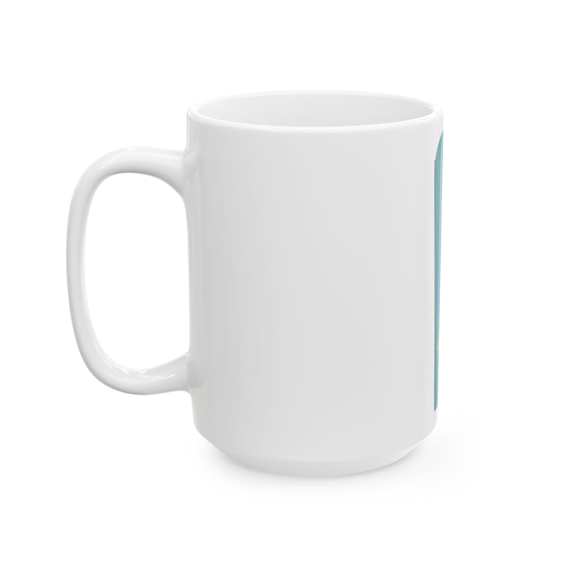 Flag-map of Delaware (United States) White Coffee Mug-Go Mug Yourself