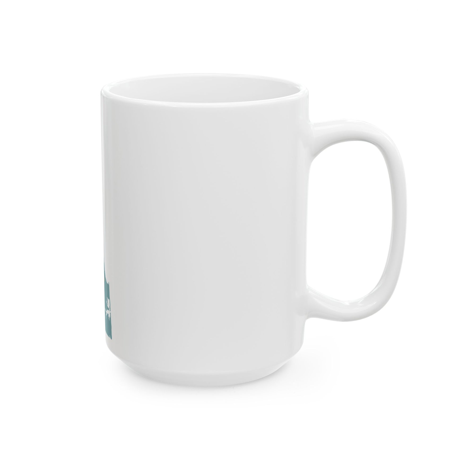 Flag-map of Delaware (United States) White Coffee Mug-Go Mug Yourself