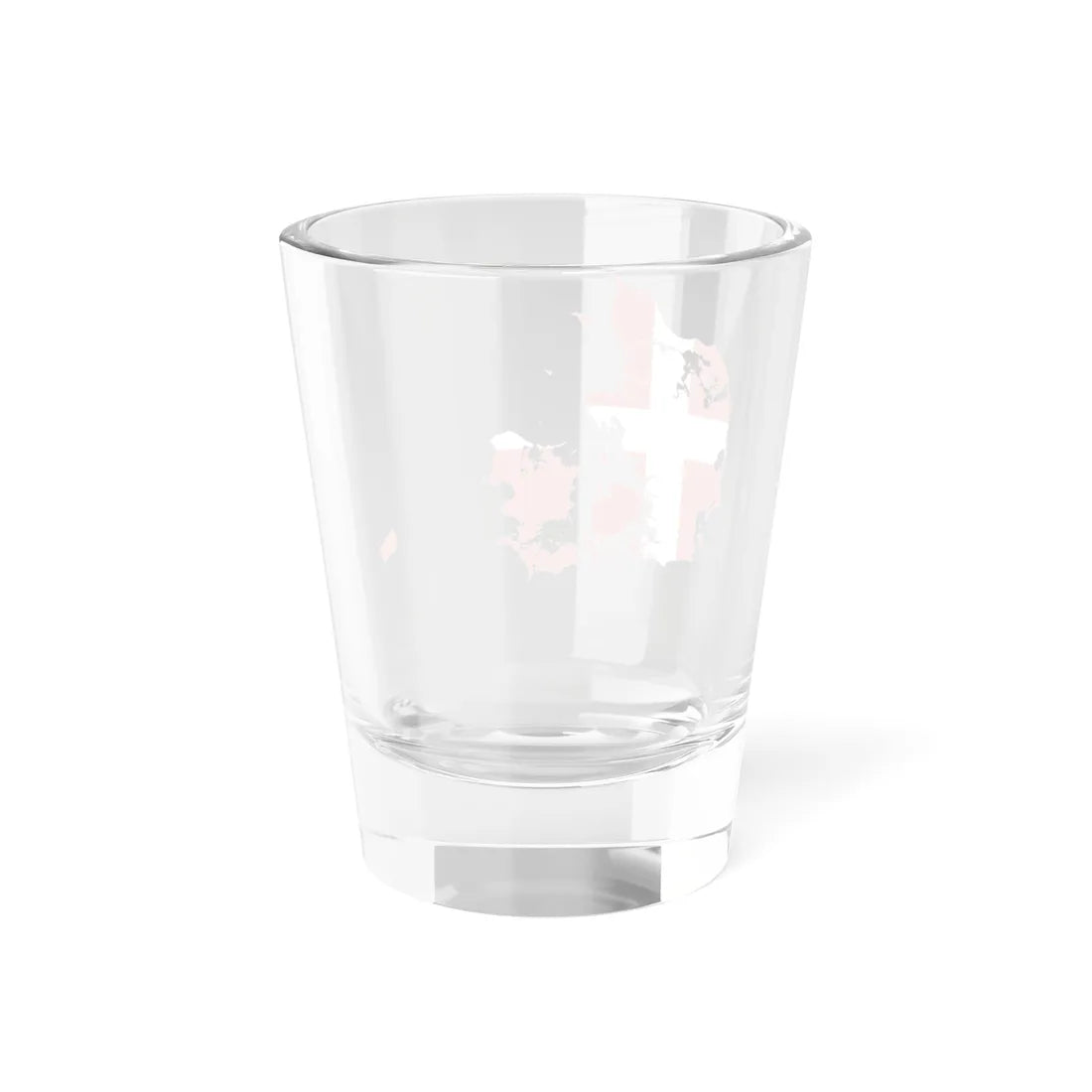 Flag-map of Denmark (Denmark) Shot Glass 1.5oz - Go Mug Yourself