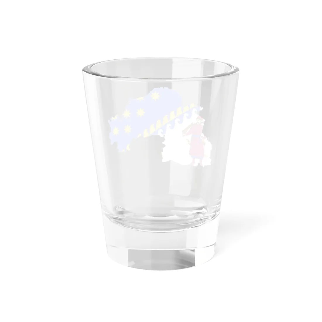 Flag-map of Dnipropetrovsk Oblast (Ukraine) Shot Glass 1.5oz - Go Mug Yourself