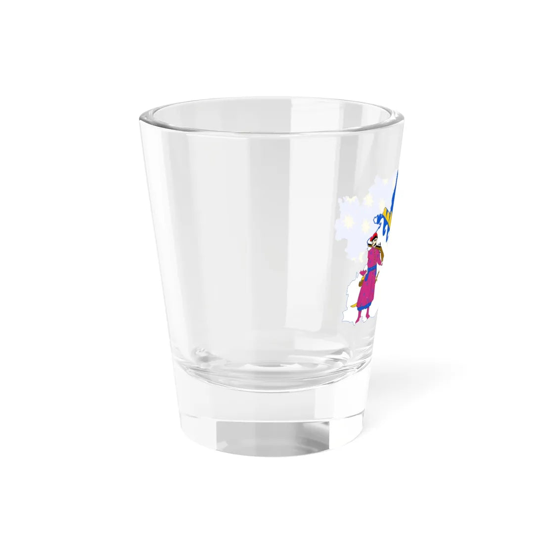 Flag-map of Dnipropetrovsk Oblast (Ukraine) Shot Glass 1.5oz - Go Mug Yourself