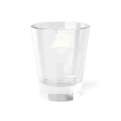 Flag-map of Donetsk Oblast (Ukraine) Shot Glass 1.5oz - Go Mug Yourself