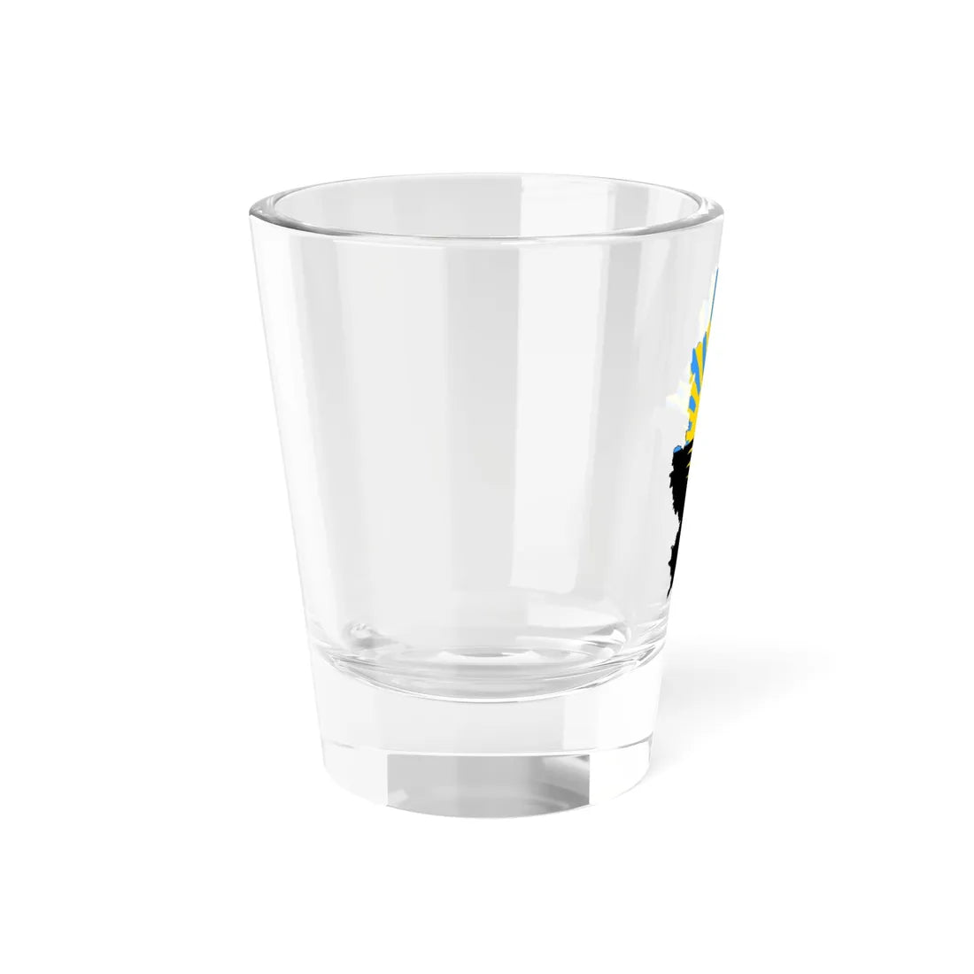 Flag-map of Donetsk Oblast (Ukraine) Shot Glass 1.5oz - Go Mug Yourself