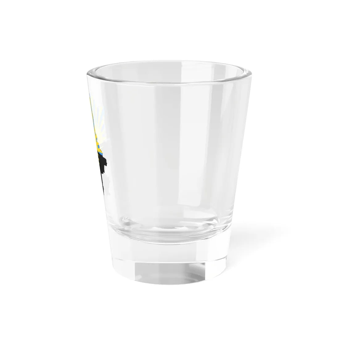 Flag-map of Donetsk Oblast (Ukraine) Shot Glass 1.5oz - Go Mug Yourself
