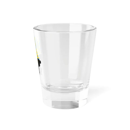 Flag-map of Donetsk Oblast (Ukraine) Shot Glass 1.5oz - Go Mug Yourself