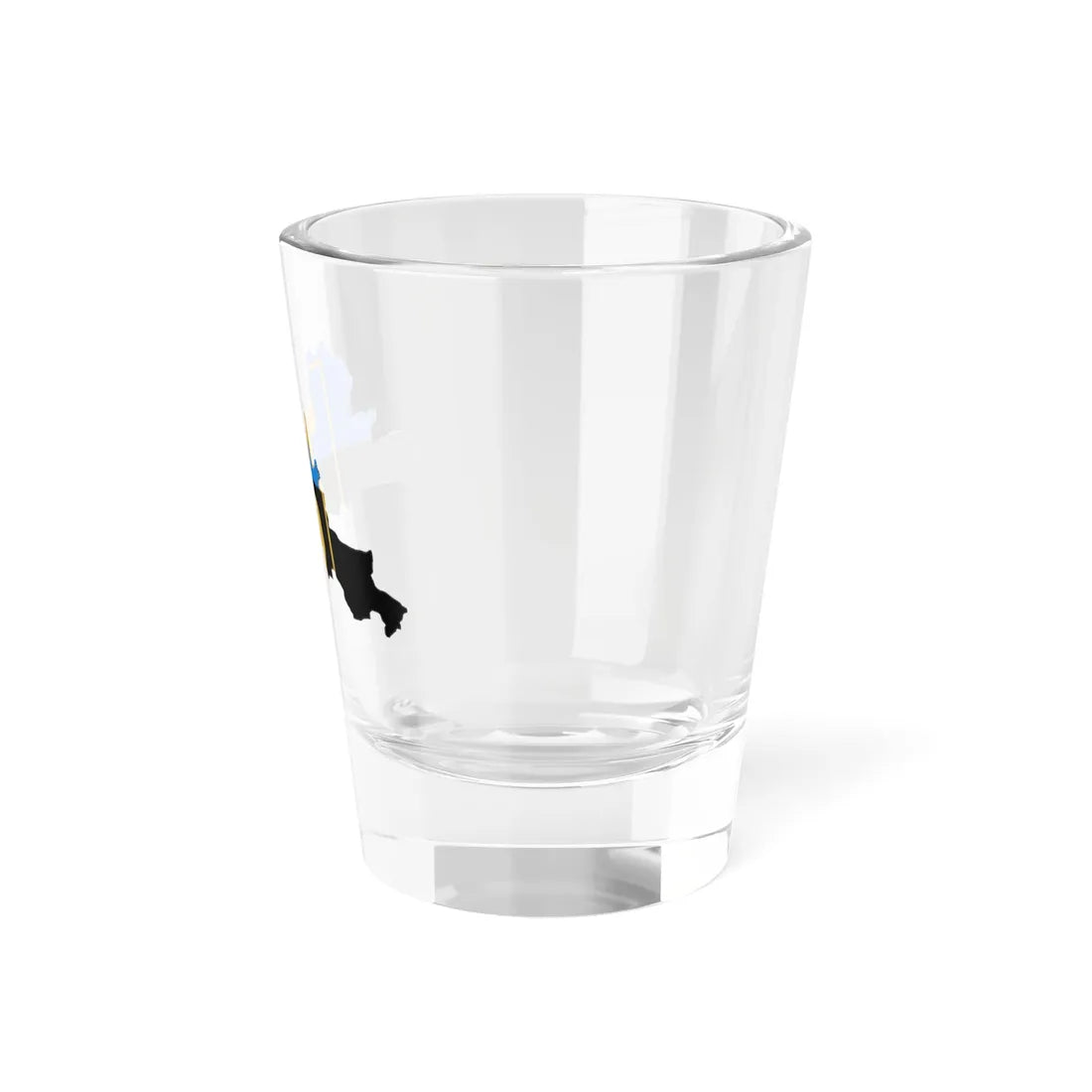 Flag-map of Donetsk (Ukraine) Shot Glass 1.5oz - Go Mug Yourself