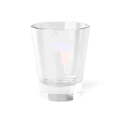 Flag-map of DPR de-facto (Ukraine) Shot Glass 1.5oz - Go Mug Yourself