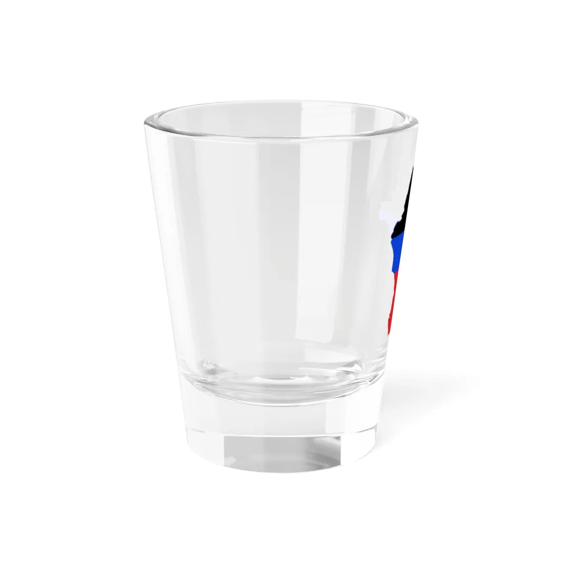 Flag-map of DPR de-facto (Ukraine) Shot Glass 1.5oz - Go Mug Yourself