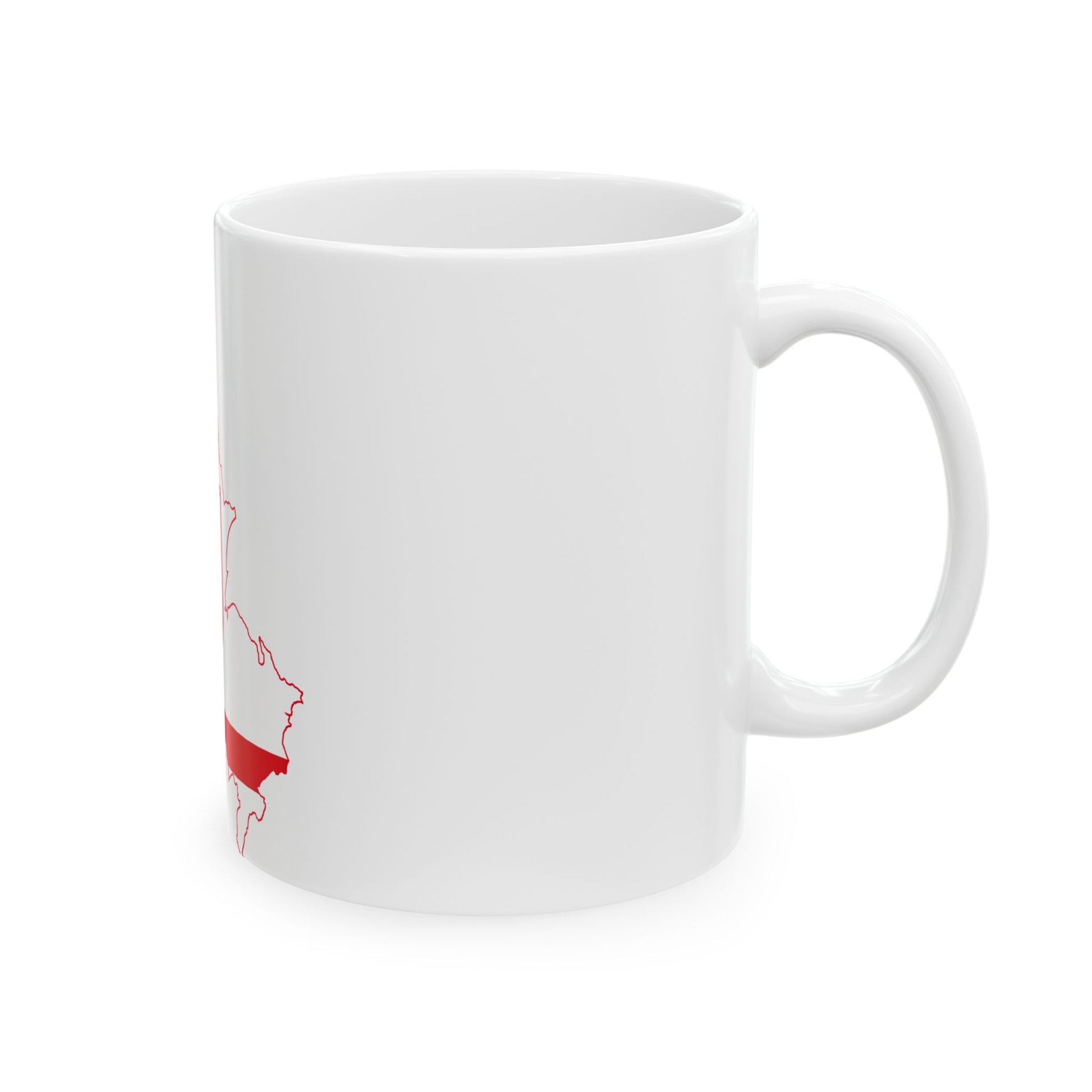 Flag map of East Berlin 1949-1990 (Germany) White Coffee Mug-Go Mug Yourself