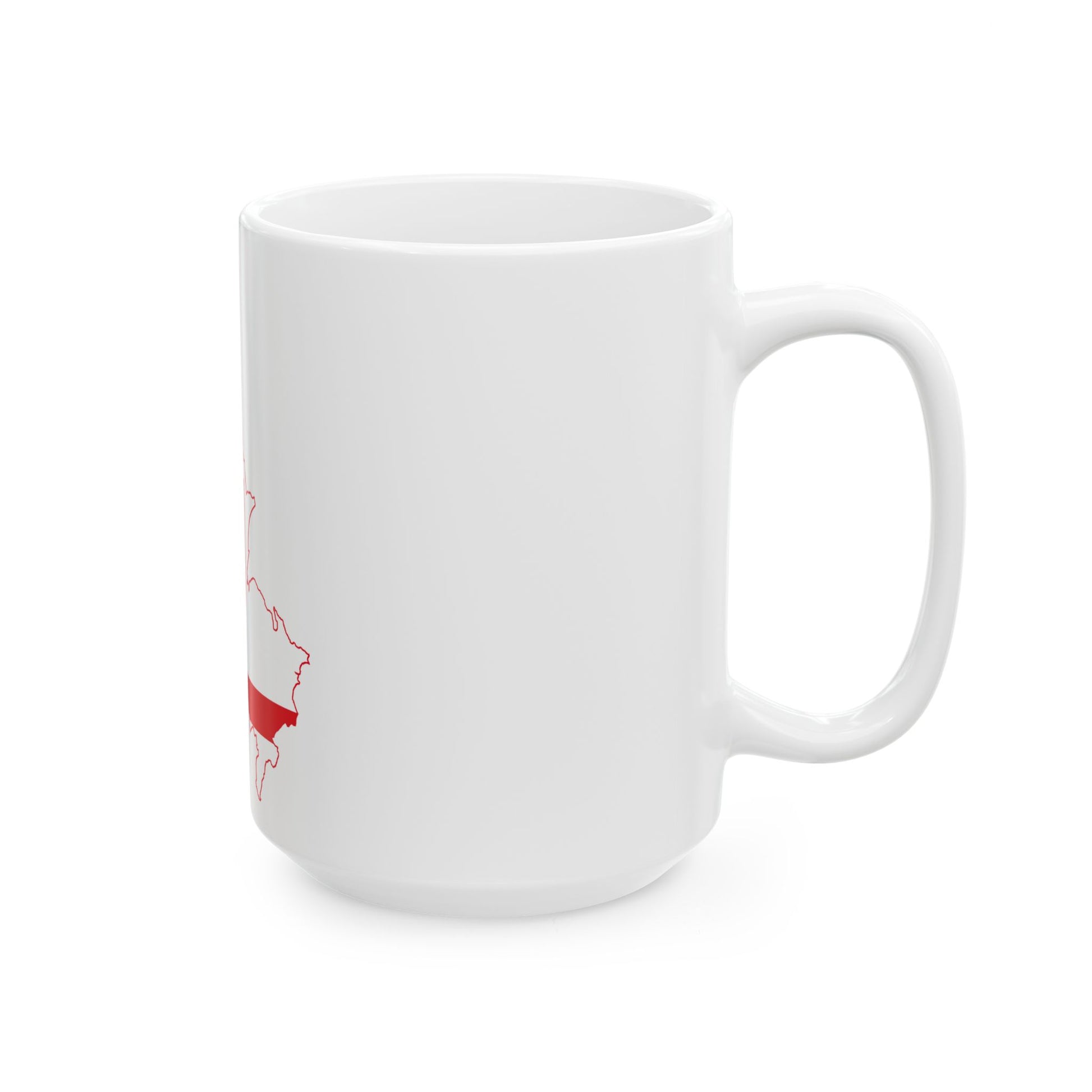 Flag map of East Berlin 1949-1990 (Germany) White Coffee Mug-Go Mug Yourself