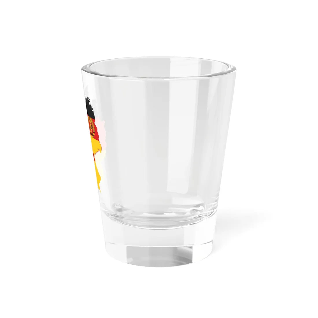 Flag-map of East  West Germany (Germany) Shot Glass 1.5oz - Go Mug Yourself
