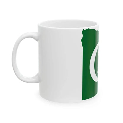 Flag map of Egypt 1922-1952 (Egypt) White Coffee Mug - Go Mug Yourself