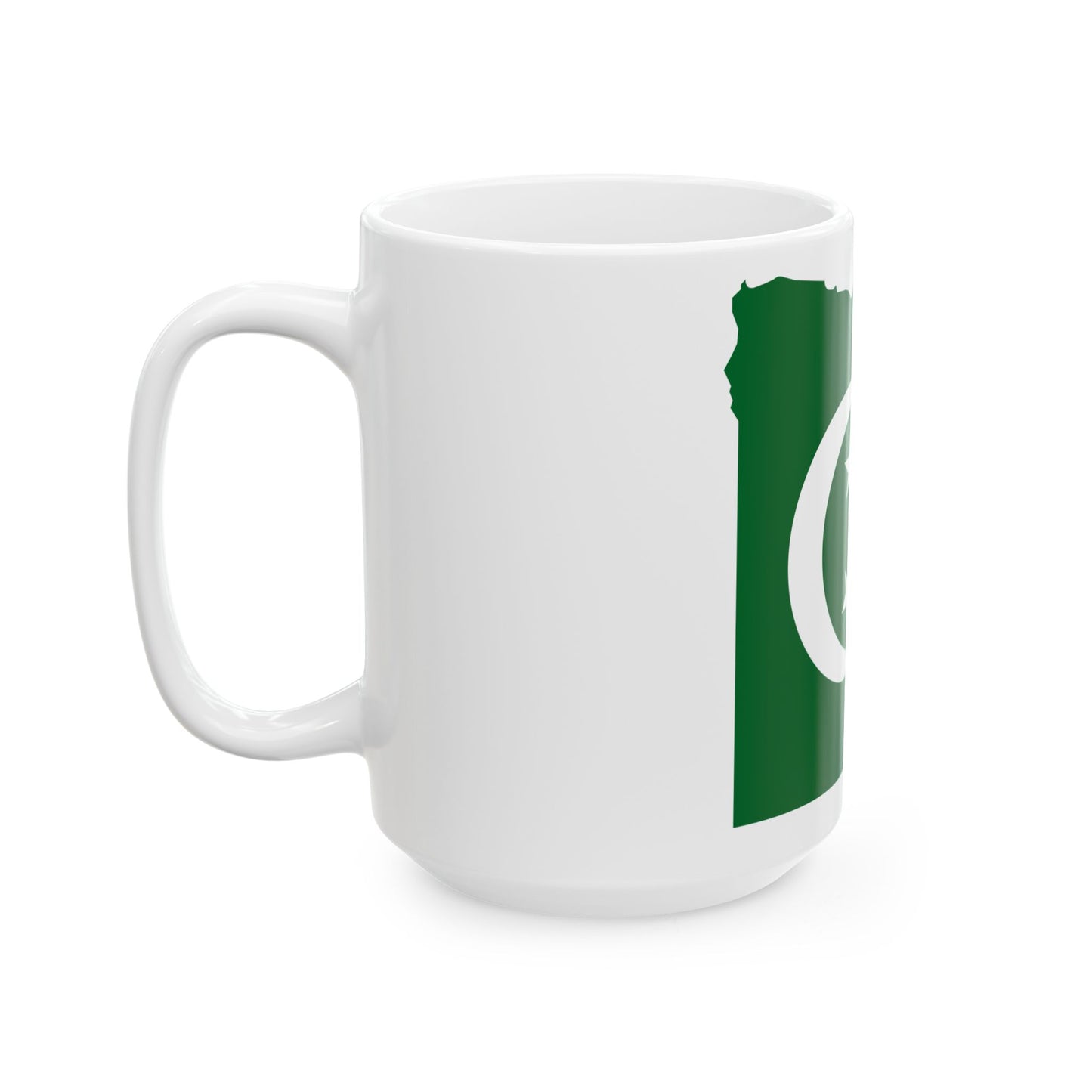 Flag map of Egypt 1922-1952 (Egypt) White Coffee Mug-Go Mug Yourself