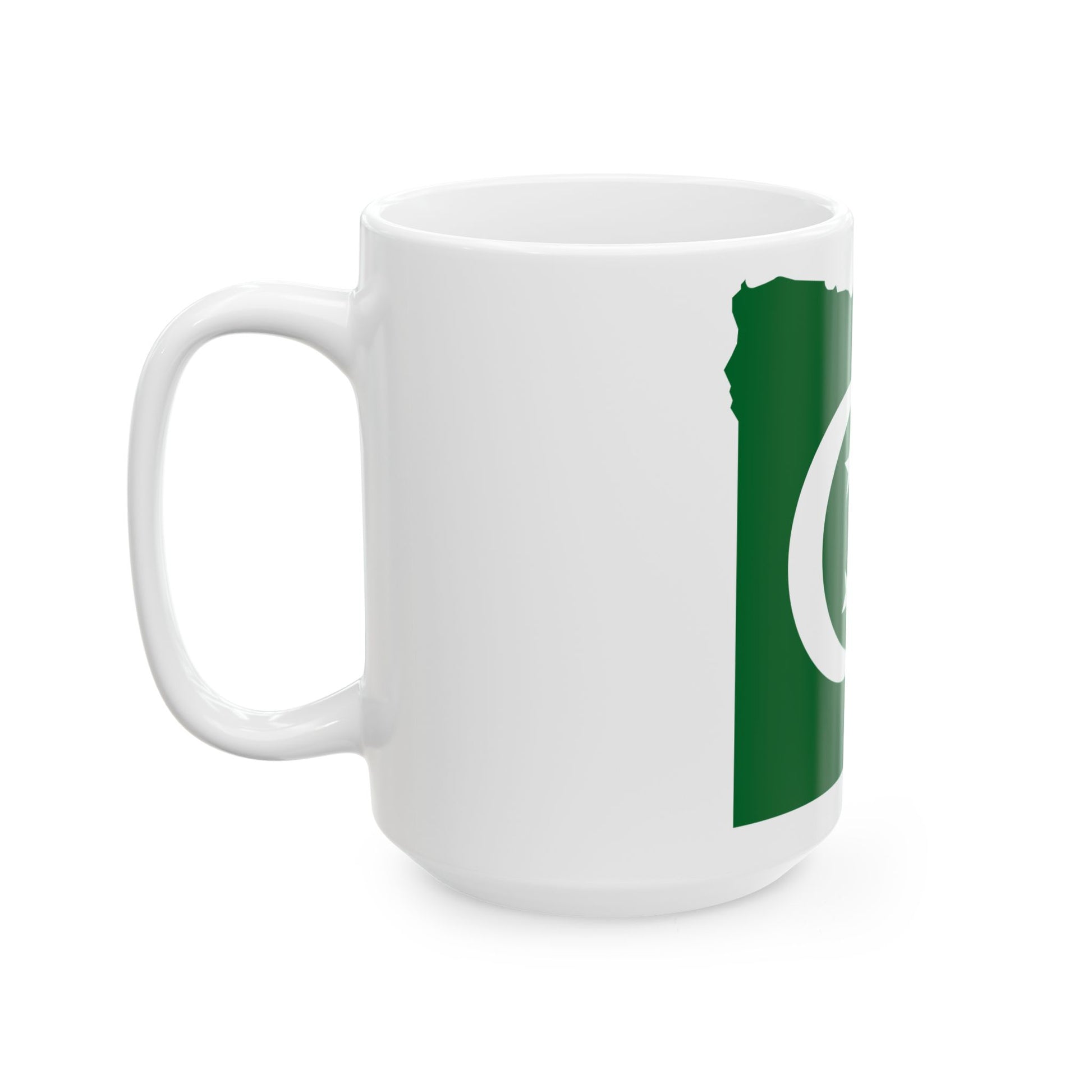 Flag map of Egypt 1922-1952 (Egypt) White Coffee Mug-Go Mug Yourself