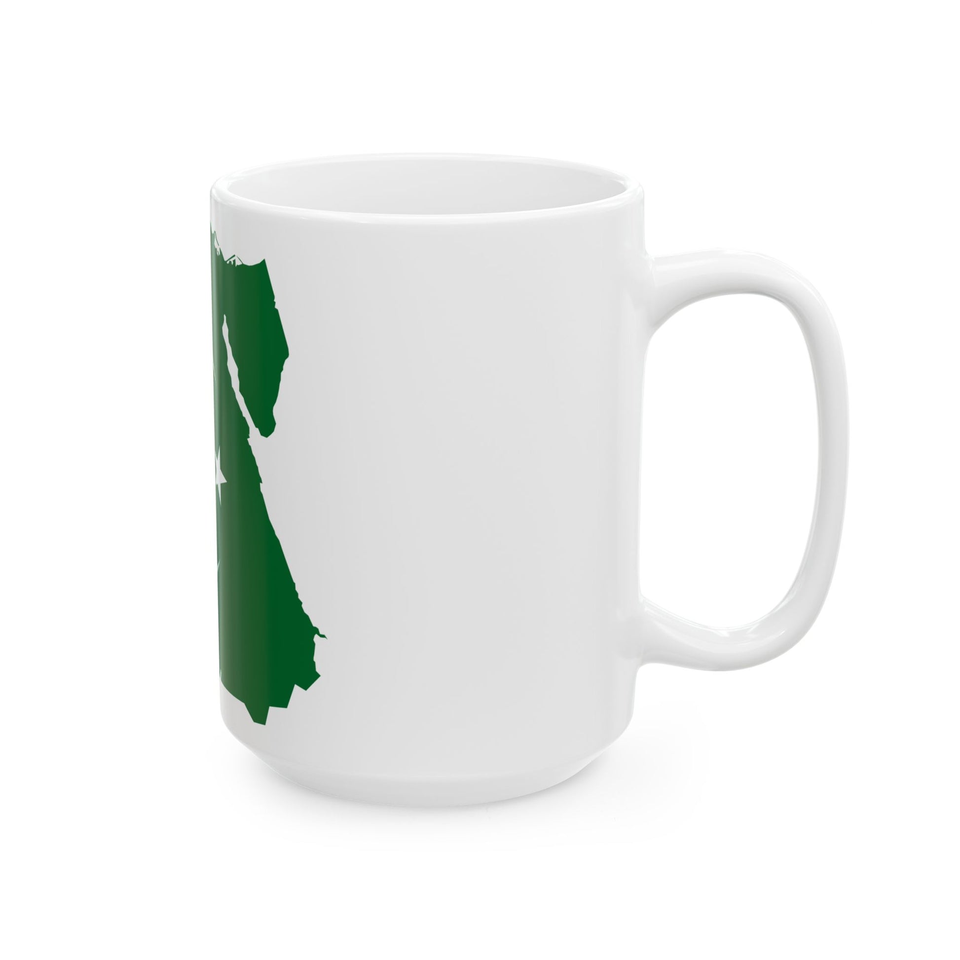 Flag map of Egypt 1922-1952 (Egypt) White Coffee Mug-Go Mug Yourself