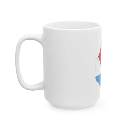 Flag-map of Entre Rios Province (Argentina) White Coffee Mug - Go Mug Yourself