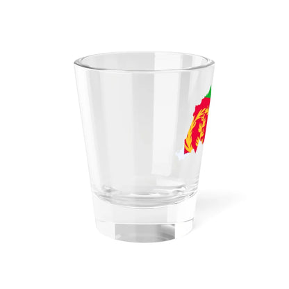 Flag-map of Eritrea (Eritrea) Shot Glass 1.5oz - Go Mug Yourself