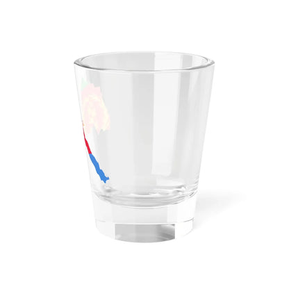 Flag-map of Eritrea (Eritrea) Shot Glass 1.5oz - Go Mug Yourself