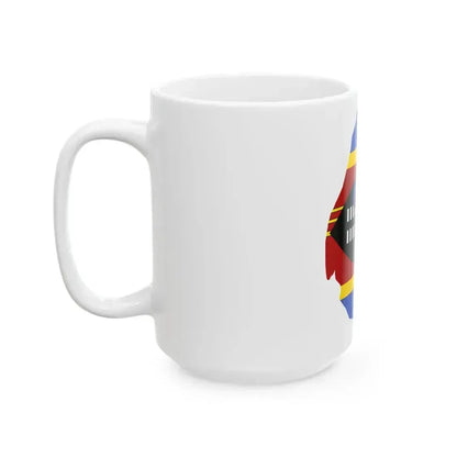 Flag map of Eswatini (Eswatini) White Coffee Mug - Go Mug Yourself