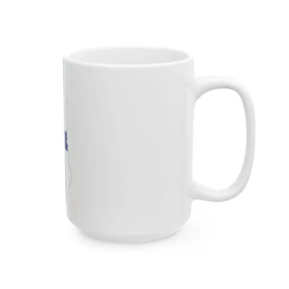 Flag-map of Finland without Aland (Finland) White Coffee Mug - Go Mug Yourself