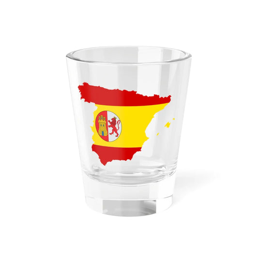 Flag-map of First Spanish Republic (Spain) Shot Glass 1.5oz 1.5oz - Go Mug Yourself