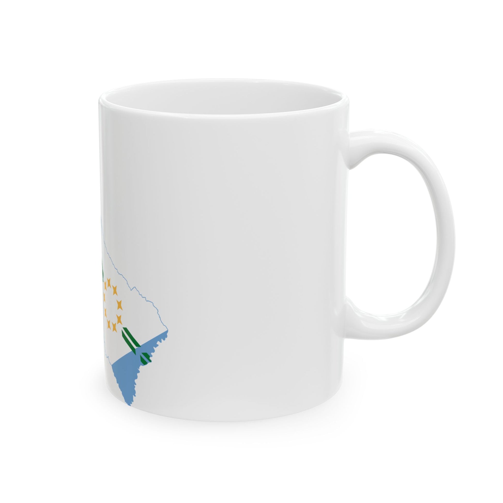 Flag-map of Formosa Province (Argentina) White Coffee Mug-Go Mug Yourself