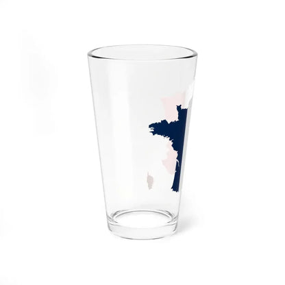 Flag map of France (France) Pint Glass 16oz - Go Mug Yourself