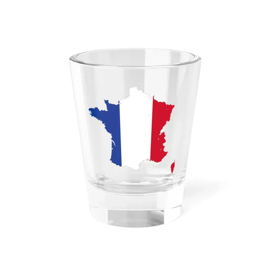 Flag-map of France (France) Shot Glass 1.5oz 1.5oz - Go Mug Yourself