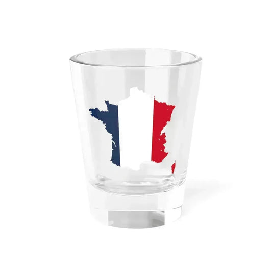 Flag map of France (France) Shot Glass 1.5oz 1.5oz - Go Mug Yourself