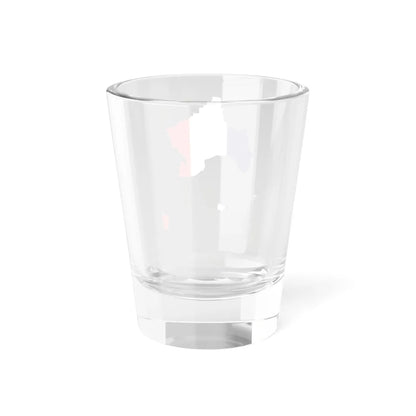 Flag-map of France without Britanny Normandie and Occitania (France) Shot Glass 1.5oz - Go Mug Yourself