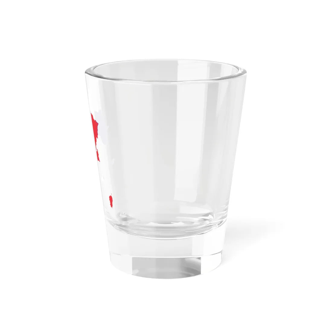 Flag-map of France without Britanny Normandie and Occitania (France) Shot Glass 1.5oz - Go Mug Yourself
