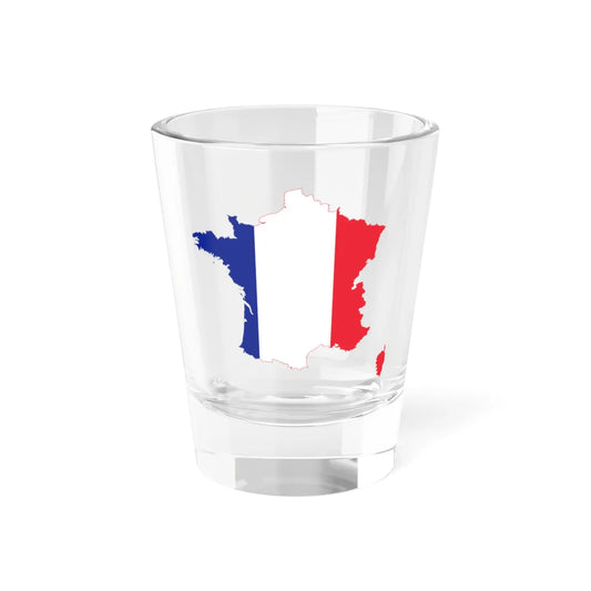 Flag-map of France2 (France) Shot Glass 1.5oz 1.5oz - Go Mug Yourself