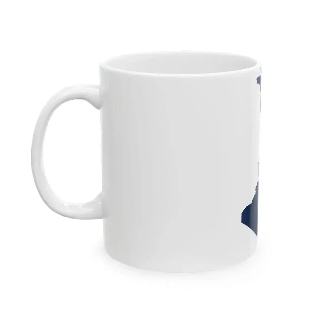Flag map of French Algeria 1848 - 1962 (Algeria) White Coffee Mug - Go Mug Yourself