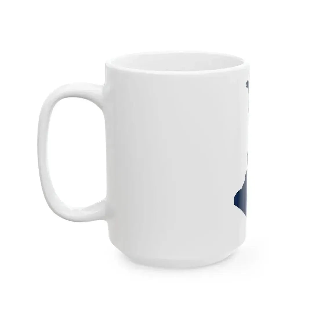 Flag map of French Algeria 1848 - 1962 (Algeria) White Coffee Mug - Go Mug Yourself